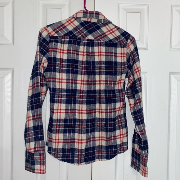 Flannel button down top - Picture 2 of 3